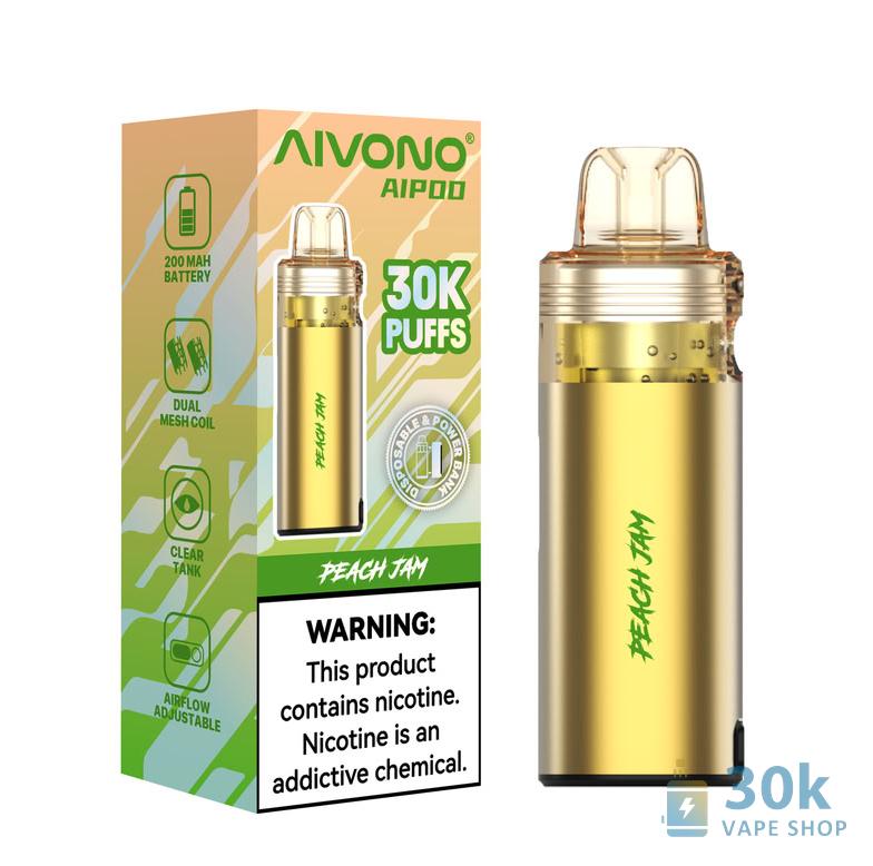 Aivono Aim AIPOD 30000 Disposable Vape | 30K Puffs | Rechargeable - Obraz 3