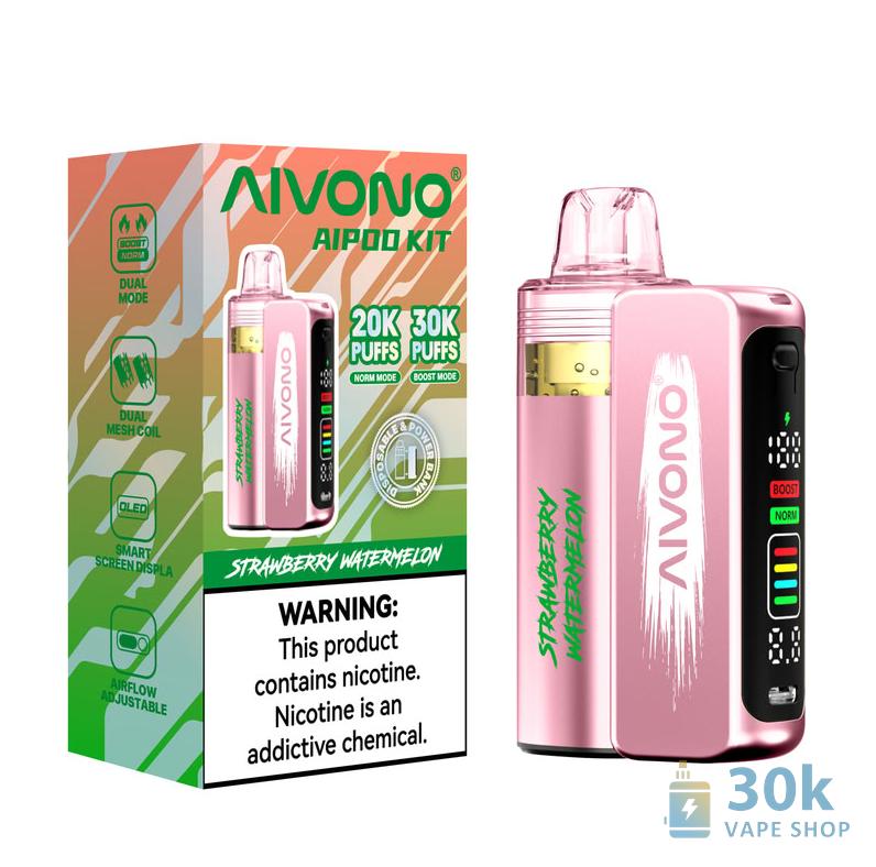 Aivono AIM AIPOD KIT 30000 Puffs Disposable Vape - Duální režim a chytrý displej