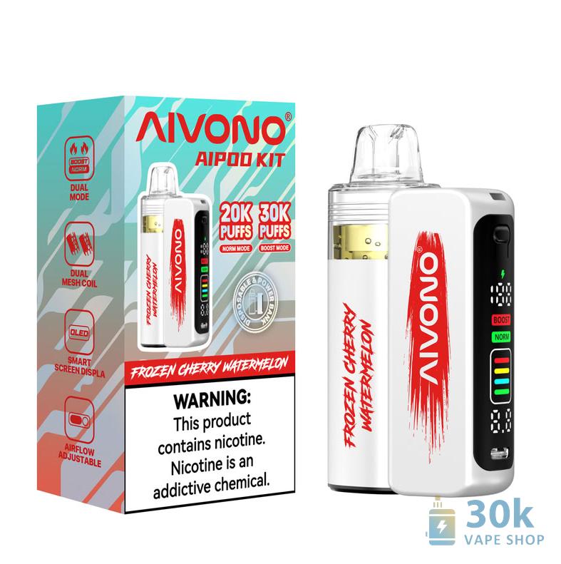 Aivono AIM AIPOD KIT 30000 Puffs Disposable Vape - Dual Mode & Smart Display - Obrázek 2