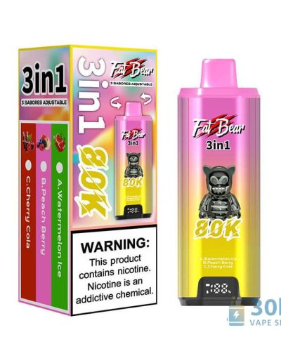 Aivono AIM FATBEAR 80000 Vape na jedno použití - 80K Puffs, Dual Mesh Coil