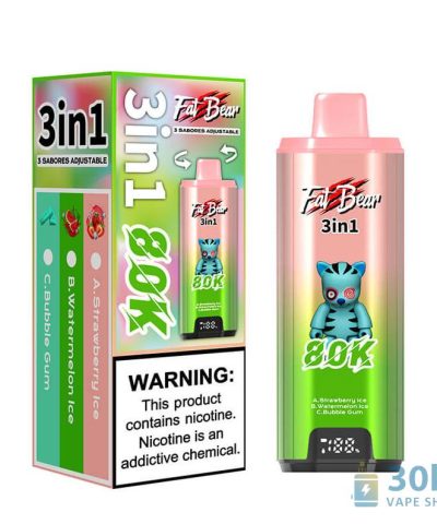 Alternativní pohled na Aivono AIM FATBEAR 80000 Disposable Vape - 80K Puffs, Dual Mesh Coil