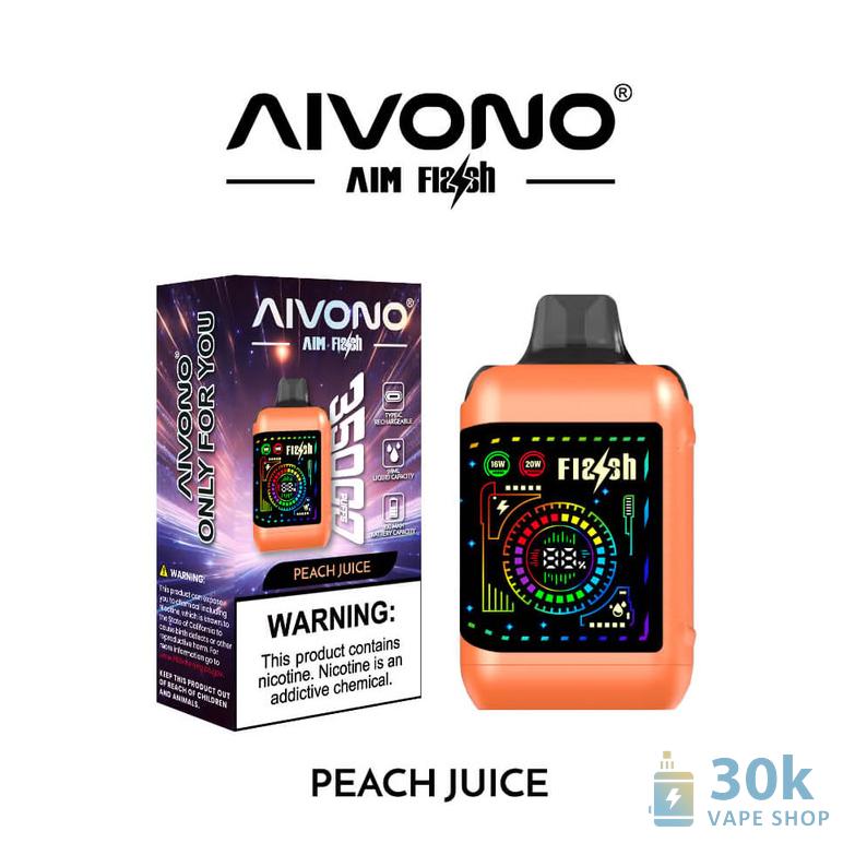 Aivono AIM Flash 35000: Jednorázová vape s dlouhou výdrží a 35 tisíci šluky