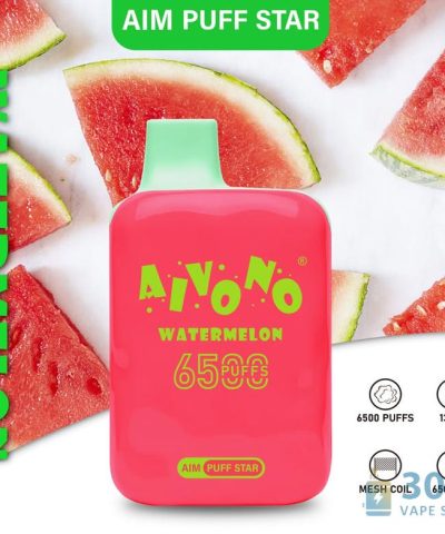 Alternativní pohled na Aivono AIM PUFF STAR 6500 Disposable Vape - 6500 Puffs, Rechargeable Type-C