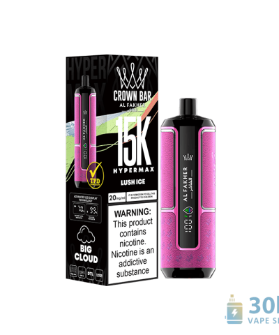 Al Fakher Crown Bar 15000 Hyper Max Vape na jedno použití - maximální výkon a dlouhá životnost