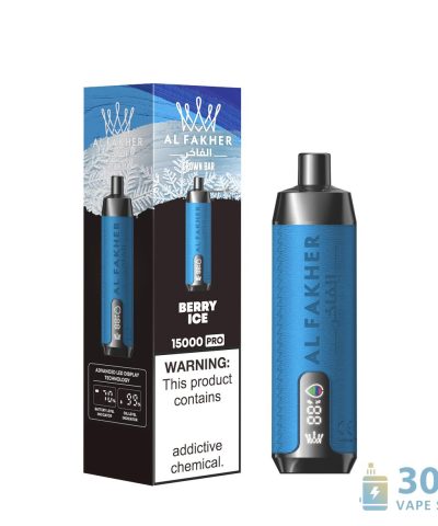 Alternatyvus AlFakher Crown Bar 15000 Pro Disposable Vape | 15K Puffs, USB-C Recharge vaizdas