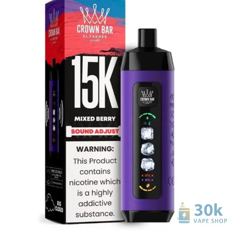 Alfakher ICE ADJUST 15000 Disposable Vape - Dual Mode, LED Screen, 15000 Puffs - Immagine 3