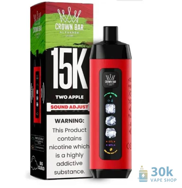 Alfakher ICE ADJUST 15000 Disposable Vape - Dual Mode, LED Screen, 15000 Puffs - Immagine 2