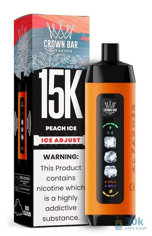 Alfakher ICE ADJUST 15000 Disposable Vape - Dual Mode, LED Screen, 15000 Puffs - Immagine 6