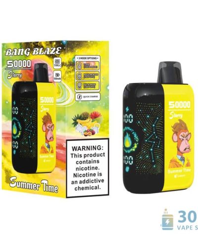 Alternativní pohled na Bang Blaze 50K Disposable Vape - 50,000 Puffs, Rechargeable, Customizable Nicotine