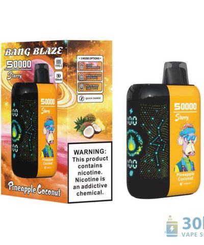 Bang Blaze 50K Disposable Vape - 50 000 šluků, dobíjecí, přizpůsobitelný nikotin
