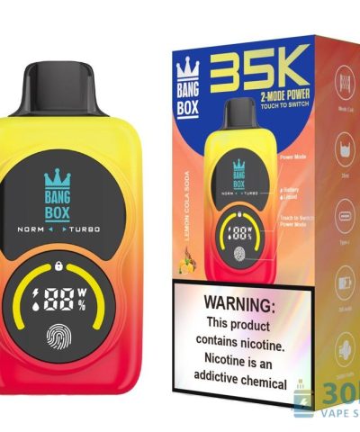 Alternatyvus Bang Box 35000 Disposable Vape - High Capacity 35ml & Multiple Flavors vaizdas