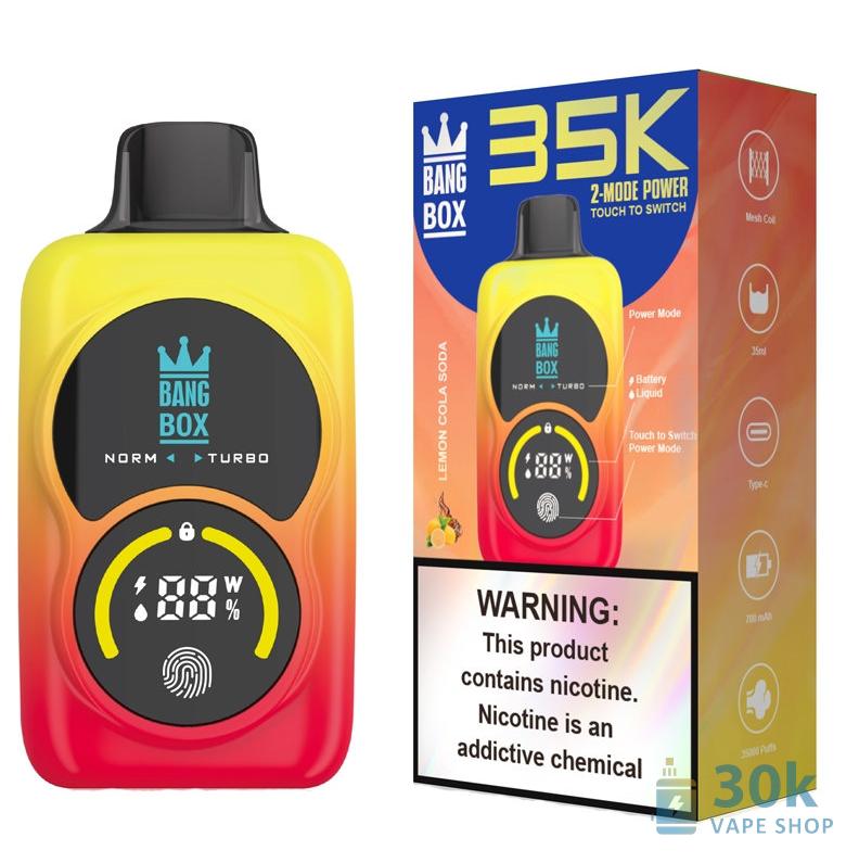 Bang Box 35000 Disposable Vape - High Capacity 35ml & Multiple Flavors - Immagine 2
