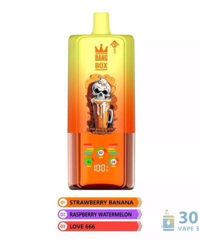 Bang Box 80000 Puffs Vape desechable - Triple bobina de malla y capacidad de 60mL