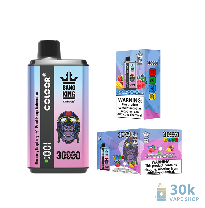 Bang King 30000 Double Flavor Disposable Vape Pen - Multi-Nicotine Options - Vaizdas 6