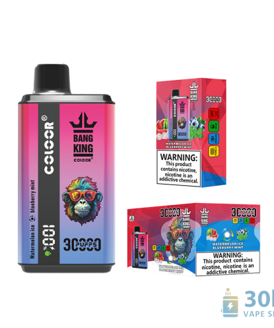 "Bang King 30000 Double Flavor Disposable Vape Pen" - kelių nikotinų parinktys