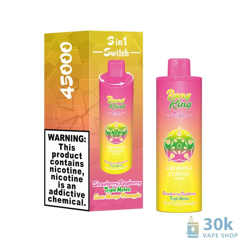 Bang King 45000 Puffs Triple Flavors Disposable Vape - High-Endurance Rechargeable - Immagine 3