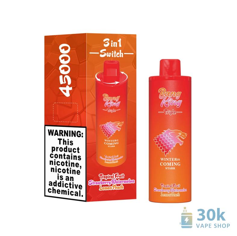 Bang King 45000 Puffs Triple Flavors Disposable Vape - High-Endurance Rechargeable - Immagine 4