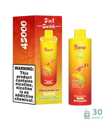 Bang King 45000 Puffs Triple Flavors Disposable Vape - dobíjecí s vysokou výdrží