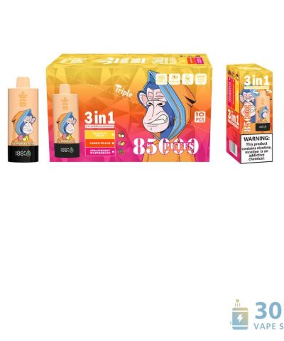 Bang King 85K Puff Vape na jedno použití - Pody s trojitou příchutí