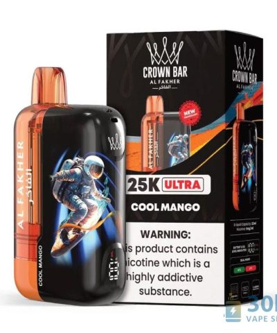 Alternativní pohled na Crown Bar Al Fakher Ultra 25000 Puffs Disposable Vape - 5% Nicotine & 20 Flavors