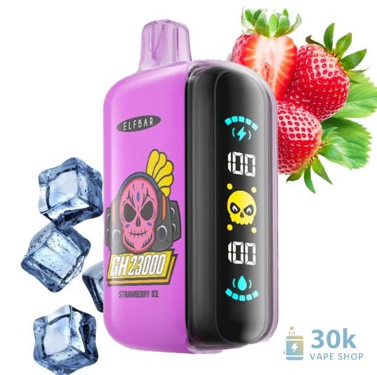 "Elfbar GH23000" vienkartinis vape aparatas - 23 000 dūmų, 5% nikotino, 10 skonių