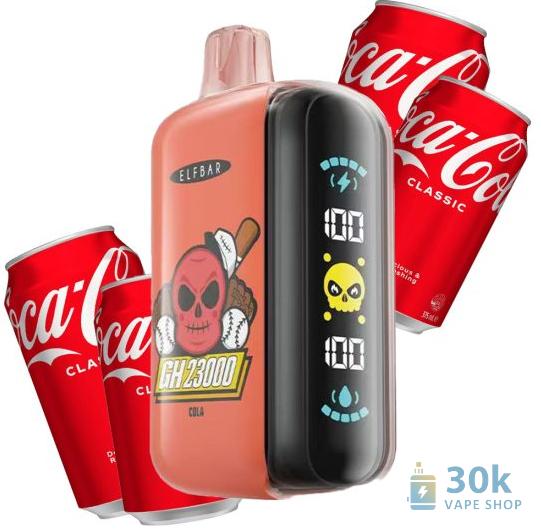 Elfbar GH23000 Disposable Vape - 23,000 Puffs, 5% Nicotine, 10 Flavors - Vaizdas 4