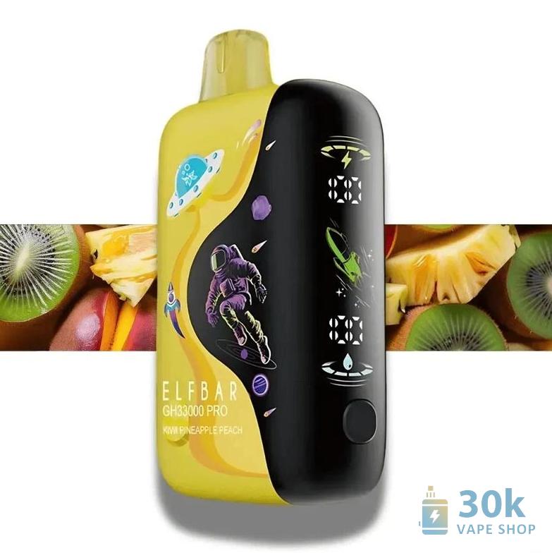 Elfbar GH33000 Pro Disposable Vape: 33K Puffs, 5% Nicotine, Rechargeable - зображення 3
