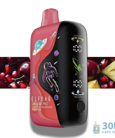 Alternatywny widok Elfbar GH33000 Pro Disposable Vape: 33K Puffs, 5% Nicotine, Rechargeable