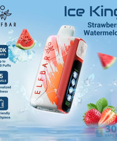 Alternativní pohled na Elfbar Ice King 30000 Disposable Vape | High Puff Count & Rechargeable