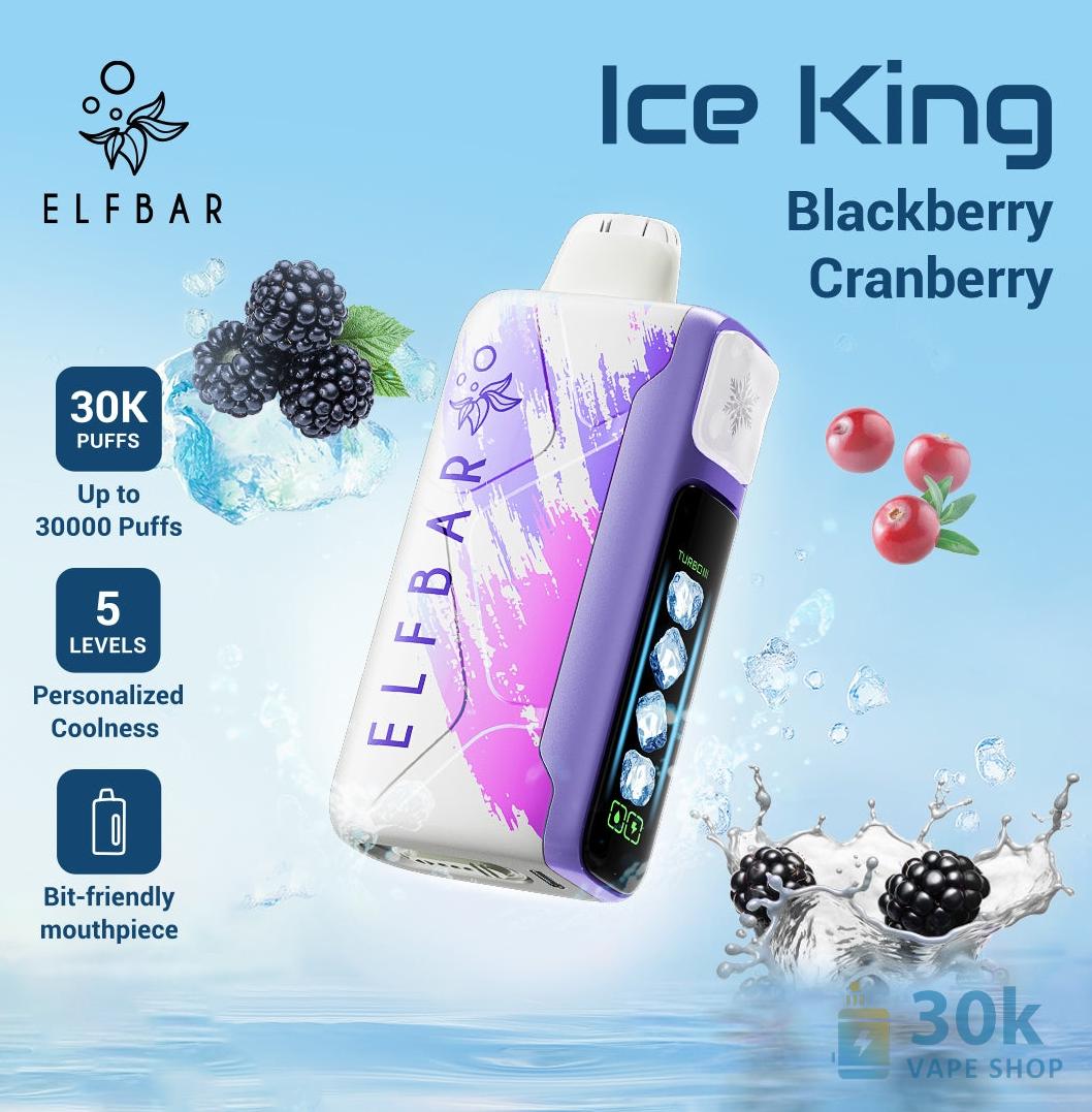 Elfbar Ice King 30000 Disposable Vape | High Puff Count & Rechargeable - Obrázek 4