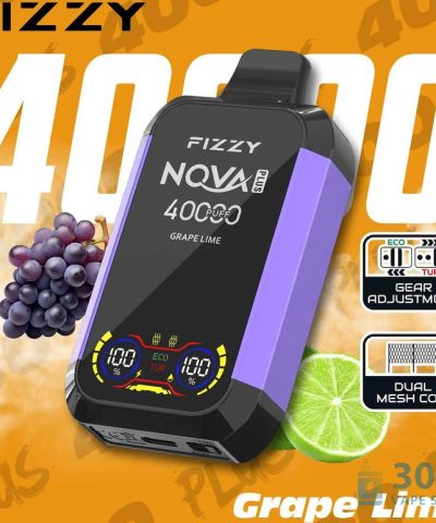 Alternatyvus Fizzy 40,000 Puffs Disposable Vape - Mesh Coil & Rechargeable vaizdas