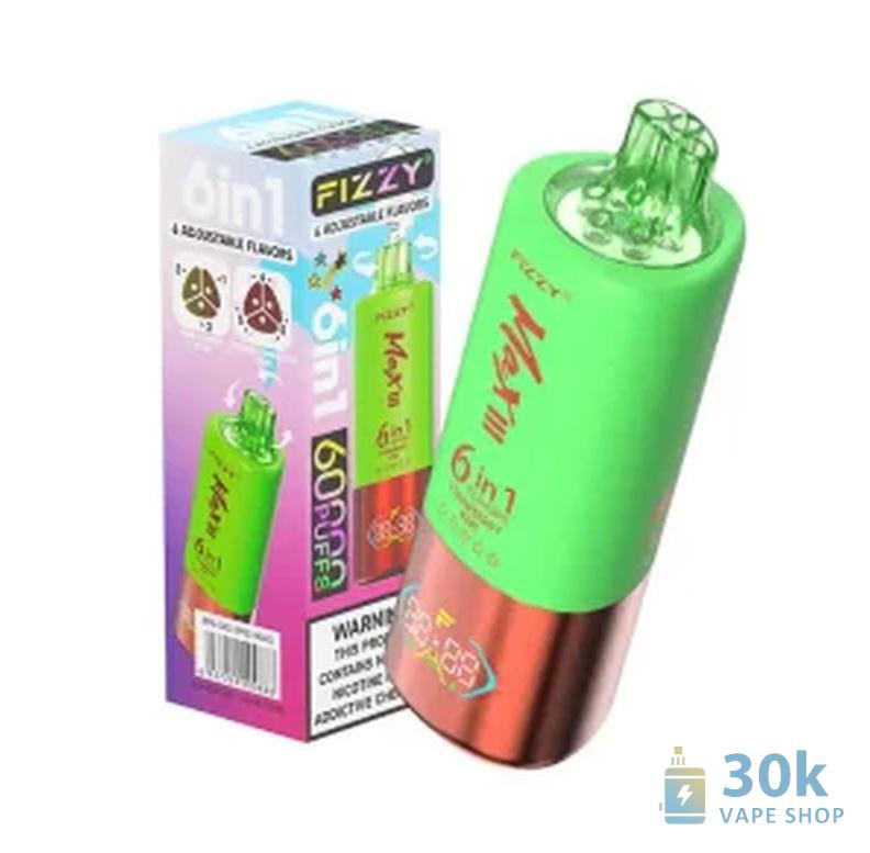 Fizzy 60000 - 60,000 Puffs 6-in-1 Disposable Vape with Mesh Coil - Immagine 2