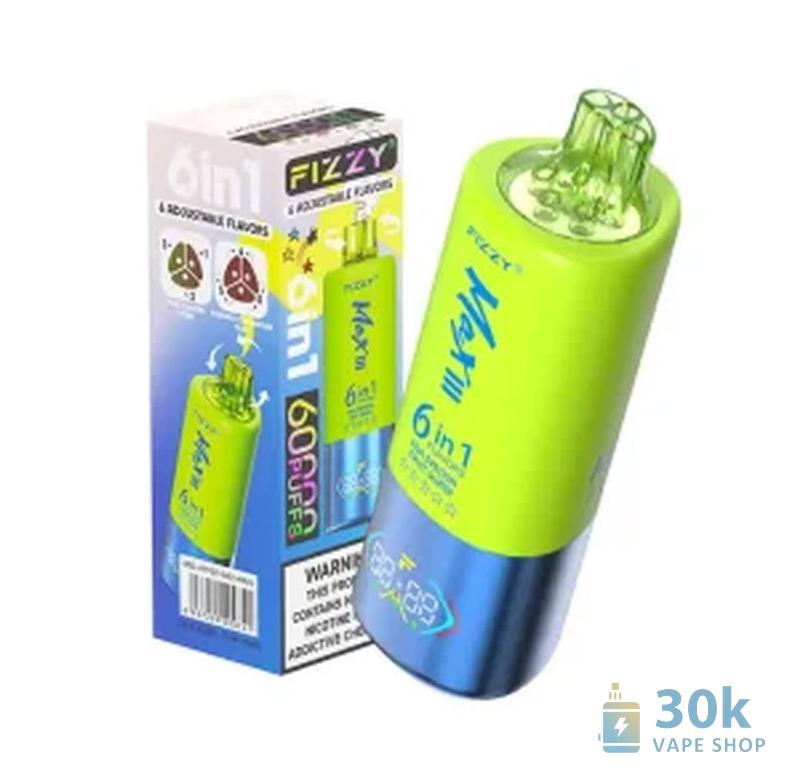 Fizzy 60000 - 60,000 Puffs 6-in-1 Disposable Vape with Mesh Coil - Immagine 3