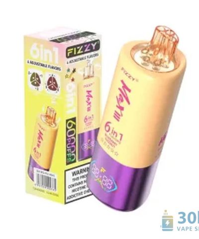 Fizzy 60000 - 60 000 zaciągnięć 6 w 1 Vape jednorazowego użytku z cewką siatkową
