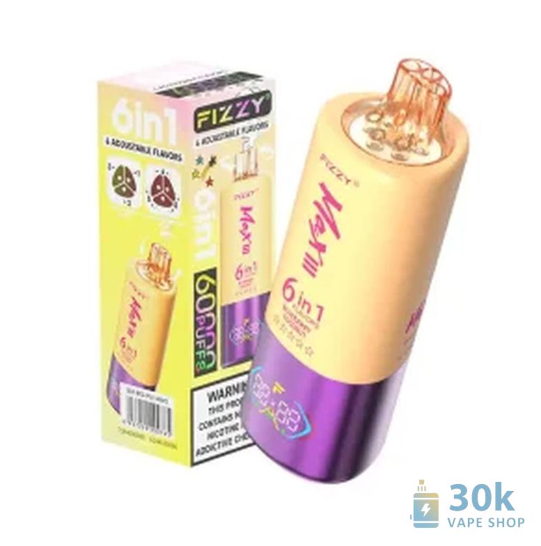 Fizzy 60000 - 60.000 boccate 6-in-1 Vape usa e getta con bobina a rete
