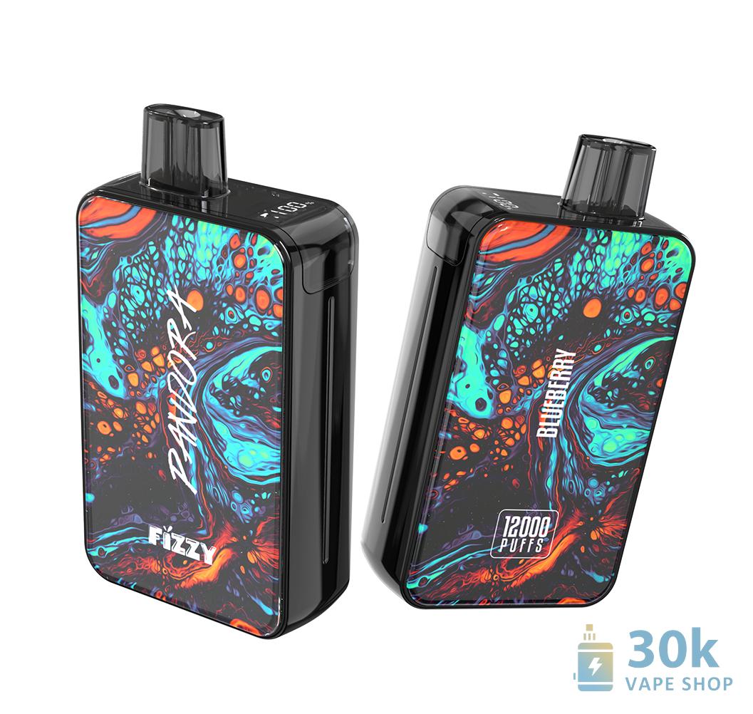 Fizzy Pandora 12000 Puffs Rechargeable Disposable Vape with Mesh Coil & LCD - Obrázek 3
