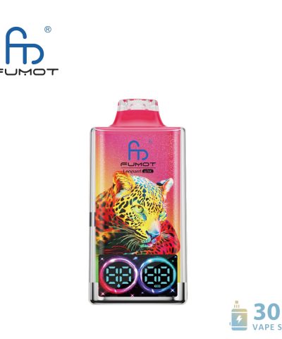 "Fumot Leopard 40000 Puff" vienkartinis vape su LED ekranu ir C tipo įkrovimu