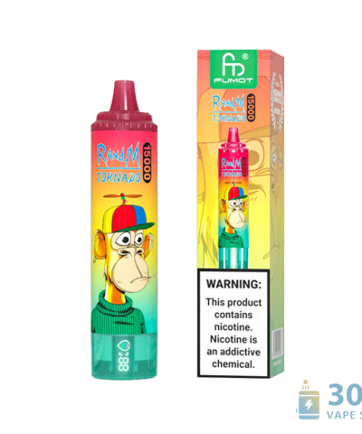 Alternativní pohled na Fumot Tornado 15000 Disposable Vape - 15000 Puffs, 28mL, Rechargeable