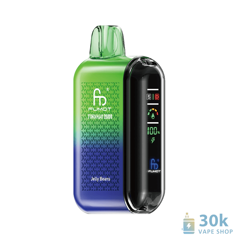 Fumot Tornado 20000 使い捨てベイプ - 20,000パフ、LEDスクリーン、デュアルメッシュコイル