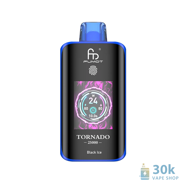 Fumot Tornado 25000 Disposable Vape: Smart Touch Screen, 26 Flavors, 25000 Puffs - Immagine 4