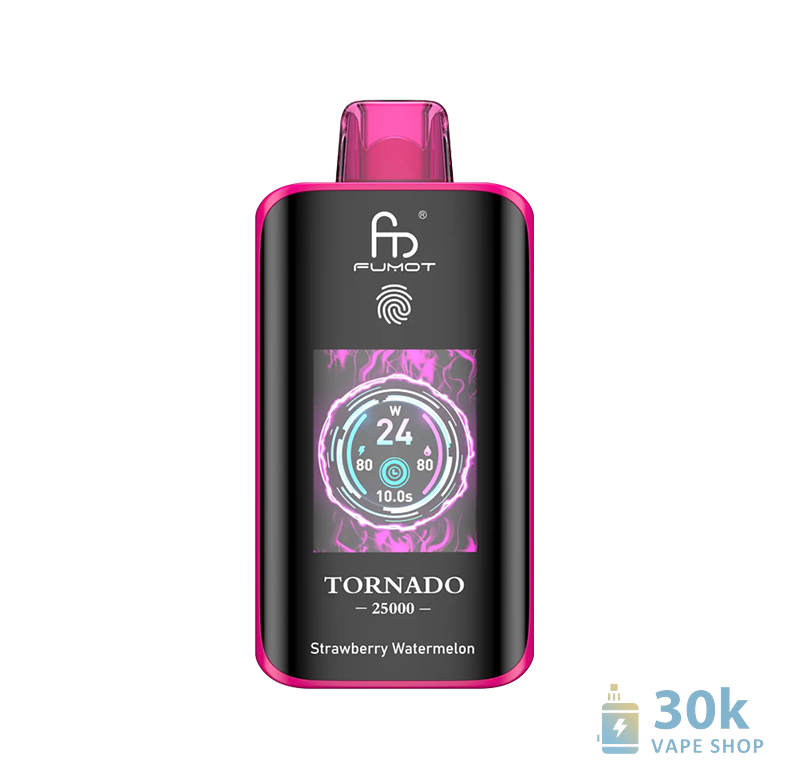 Fumot Tornado 25000 Disposable Vape: Smart Touch Screen, 26 Flavors, 25000 Puffs - Immagine 2
