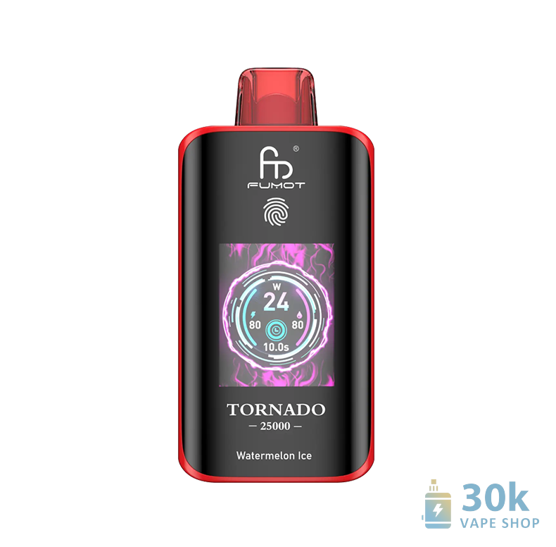 Fumot Tornado 25000 Disposable Vape: Smart Touch Screen, 26 Flavors, 25000 Puffs - Immagine 6