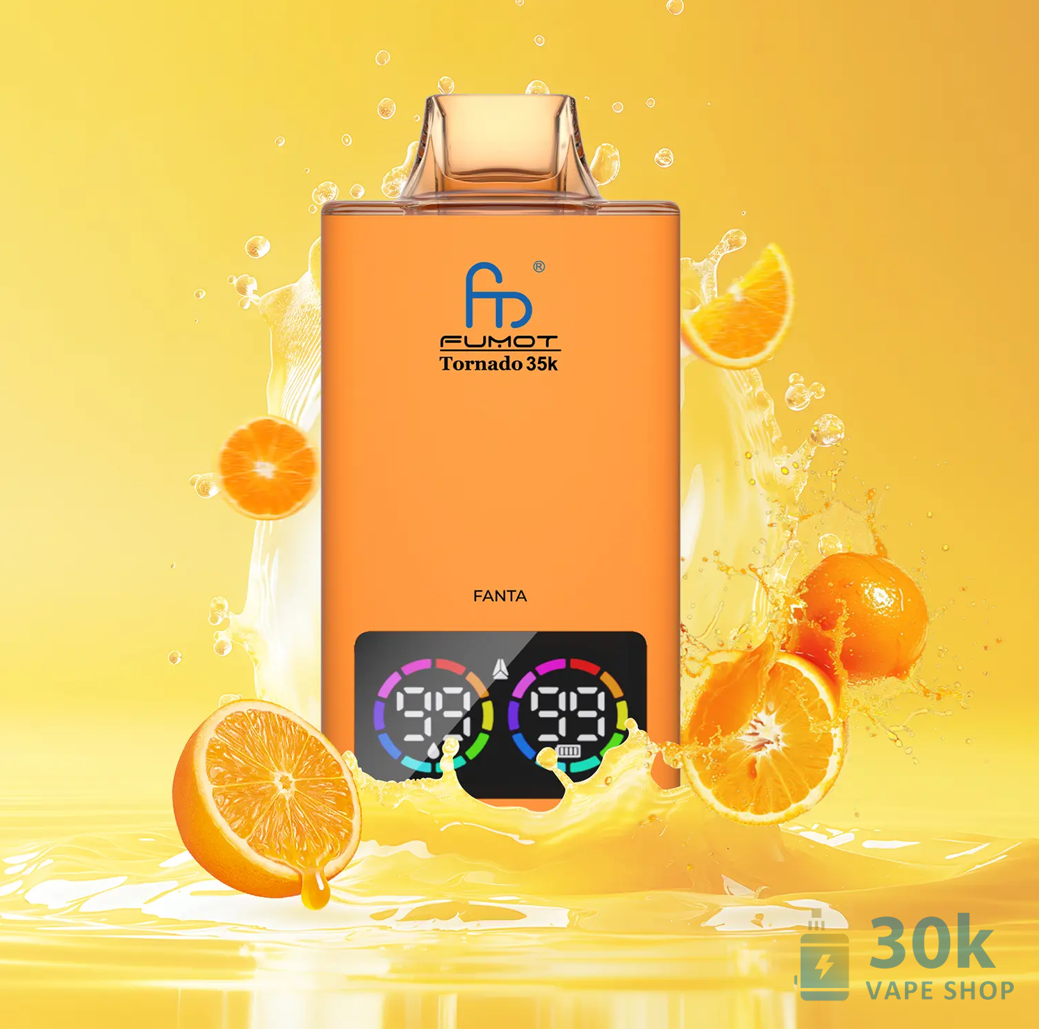 Fumot Tornado 35000 Disposable Vape with 39 Rechargeable Flavors - Imagen 6