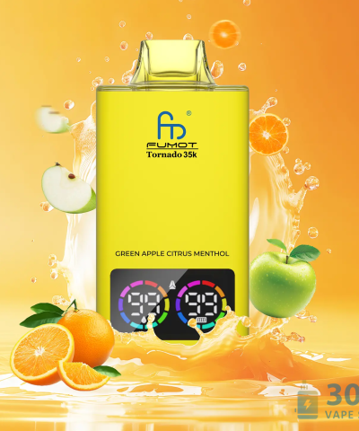 Alternatyvus Fumot Tornado 35000 Disposable Vape with 39 Rechargeable Flavors vaizdas