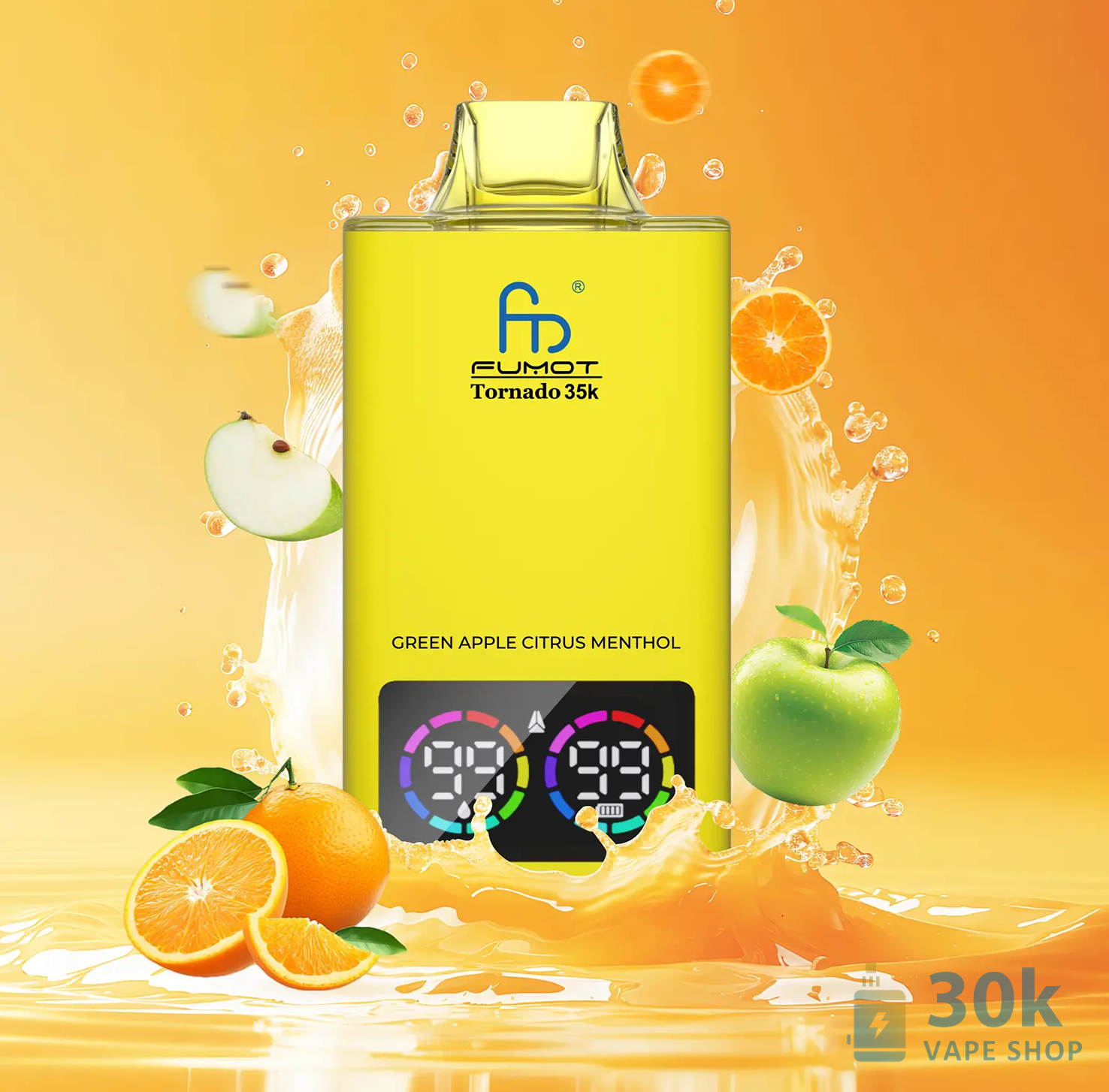 Fumot Tornado 35000 Disposable Vape with 39 Rechargeable Flavors - Imagen 2