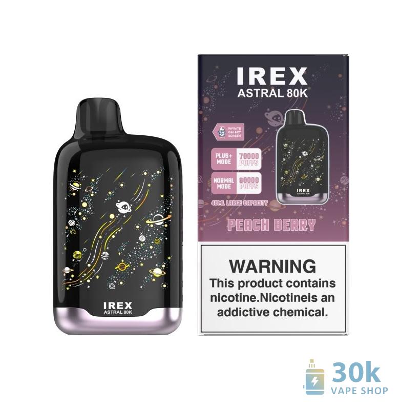 IREX Astral 80000 Disposable Vape - Long-Lasting Rechargeable E-Cigarette - Immagine 6
