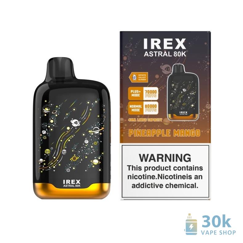 IREX Astral 80000 Disposable Vape - Long-Lasting Rechargeable E-Cigarette - Immagine 2