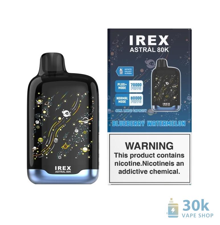 IREX Astral 80000 Disposable Vape - Long-Lasting Rechargeable E-Cigarette - Immagine 5