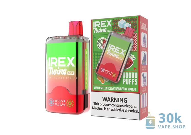 IREX TWINS 60K Disposable Vape with Dual Tanks & 40,000 Puffs - Obrázek 5