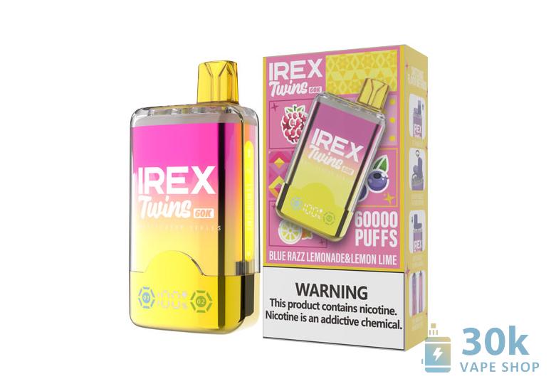 IREX TWINS 60K Disposable Vape with Dual Tanks & 40,000 Puffs - Obrázek 6
